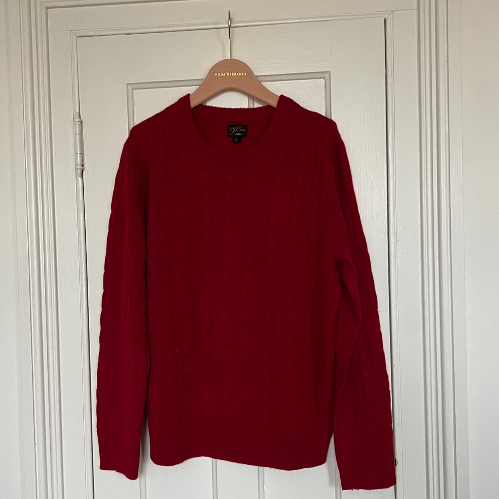 J. Crew Cashmere Cable-Knit Sweater